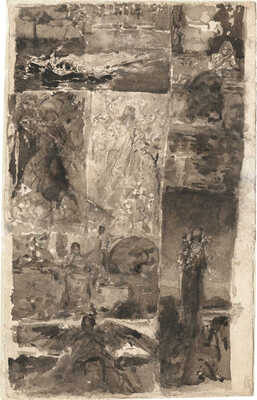 Котарбинский Вильгельм Александрович. Эскизы для живописных произведений 